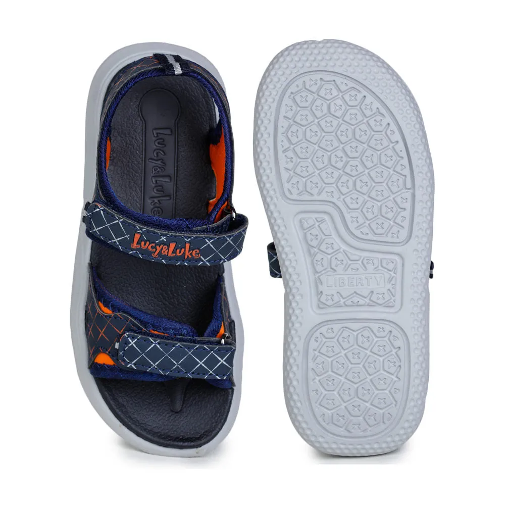 Lucy & Luke (Blue) Casual Sandal For Kids HIPPO-4 By Liberty