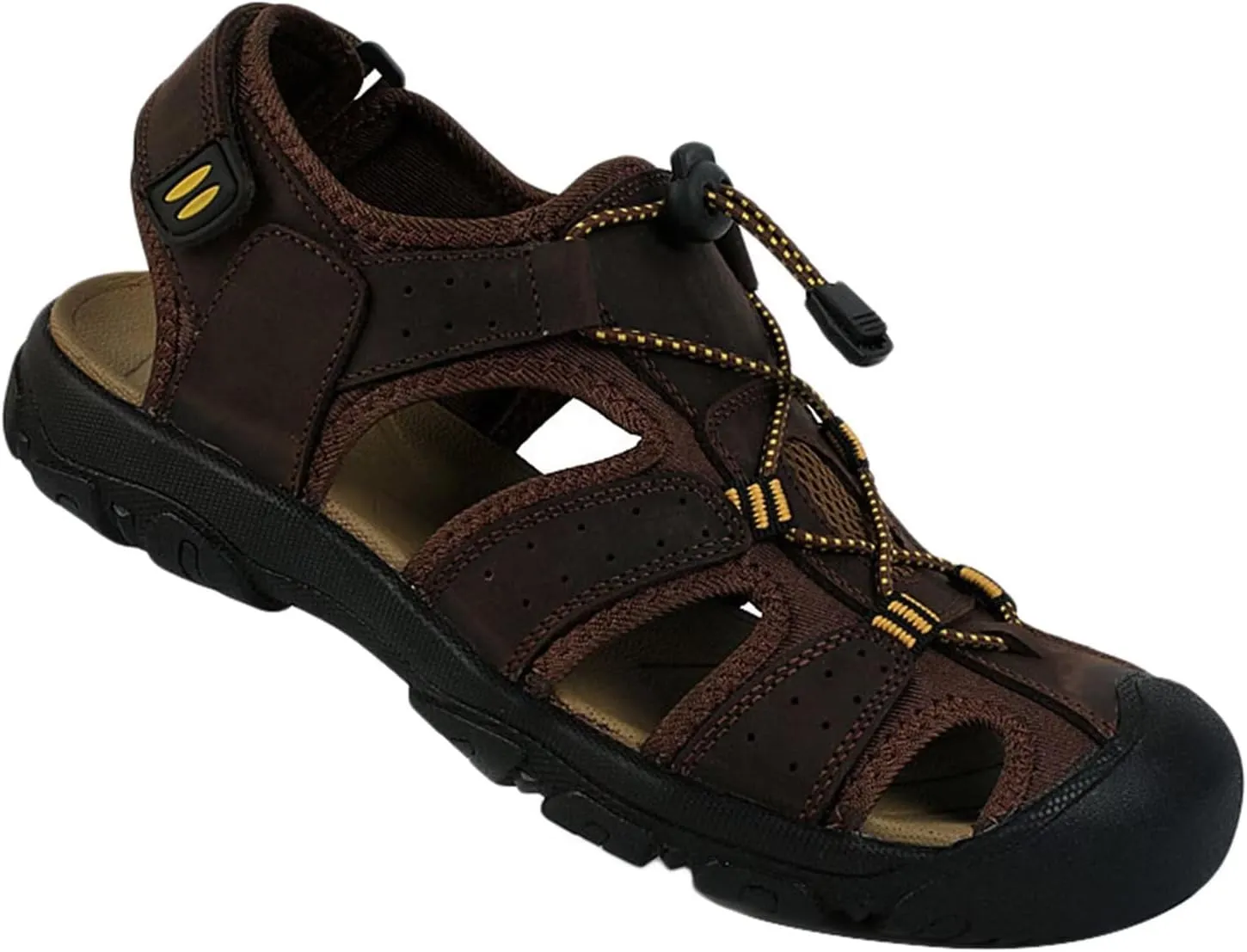 Men Hiking Sandals Closed Toe Walking Sandals Water Sandals Sports Outdoor Breathable Trekking Athletic Summer Beach Shoes