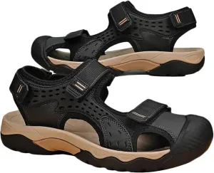 Men's Casual Sports Closed Toe Sandals Outdoor Walking Sandals Fisherman Sandals Summer Breathable Hiking Shoes
