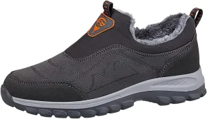 Men's Snow Boots Warm Faux Furry Lined Footwear Waterproof Outdoor Comfort Winter Boots Non-slip Cold Weather Shoes Hiking Walking Boots