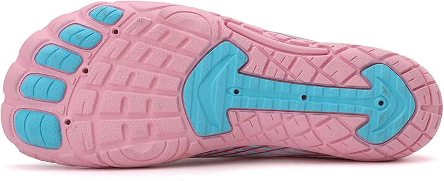 Mens Womens Sports Water Shoes, Lightweight Fast Drying Breathable Fabric, Adult Water Shoes for Indoor Fitness Training, Rock Climbing Training, Swimming, Diving or Beach Activities.