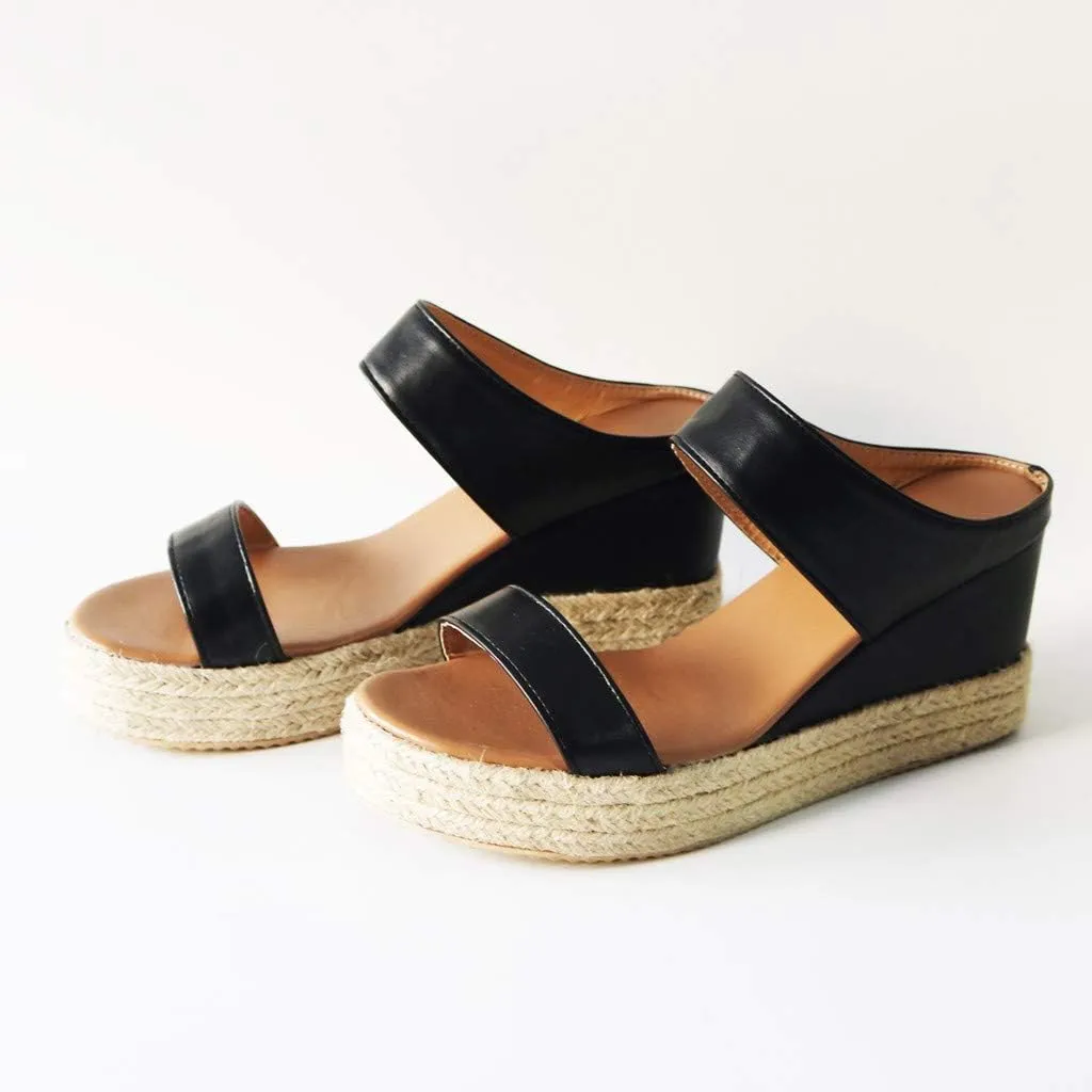 Orthopedic Wide Sandals for Women 2025 Arch Support Flat Wedge Sandals Walking Women Open Toe Casual Dressy Summer Platform Sandal Comfort Mid Heels Espadrilles Slip on Shoes for Beach,Work