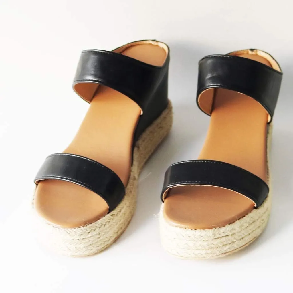 Orthopedic Wide Sandals for Women 2025 Arch Support Flat Wedge Sandals Walking Women Open Toe Casual Dressy Summer Platform Sandal Comfort Mid Heels Espadrilles Slip on Shoes for Beach,Work