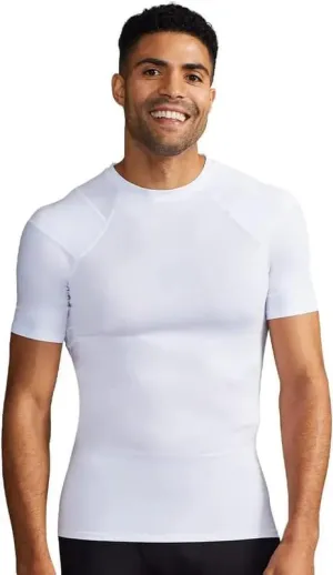 Powered by Tommie Copper Prograde Mens Base Layer Shoulder Support Short Sleeve Shirt