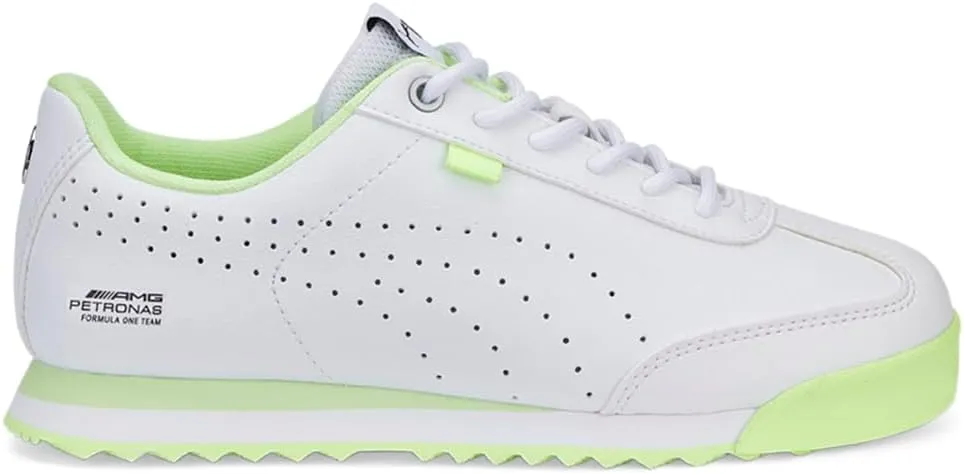 PUMA Toddler Boys Mapf1 Roma Via Perforated Motorsport Lace Up Sneakers Shoes Casual - White - Size 4.5 M