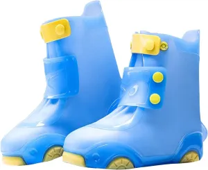 Rain Shoe | Rain Boots Shoe for Boys and Girls | Reusable Galoshes Overshoes Boys Boots Size 13