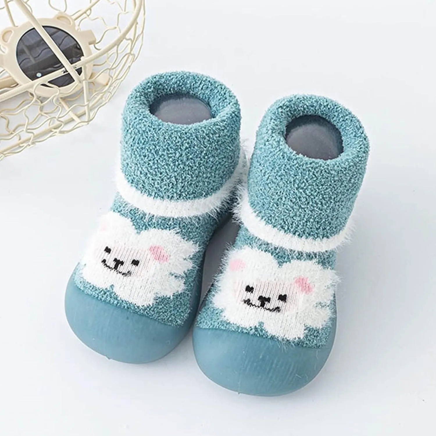 Shoes for Girls,Infant Shoes Sock Shoes Anti-Slip Fuzzy Slipper Soft Indoor Boys Shoes 0-3 Years