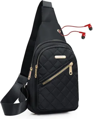 Small Crossbody Sling Backpack Sling Chest BagAdjustable Cross Body Bag Chest Shoulder Bag Daypack Fanny Pack for Travel Hiking
