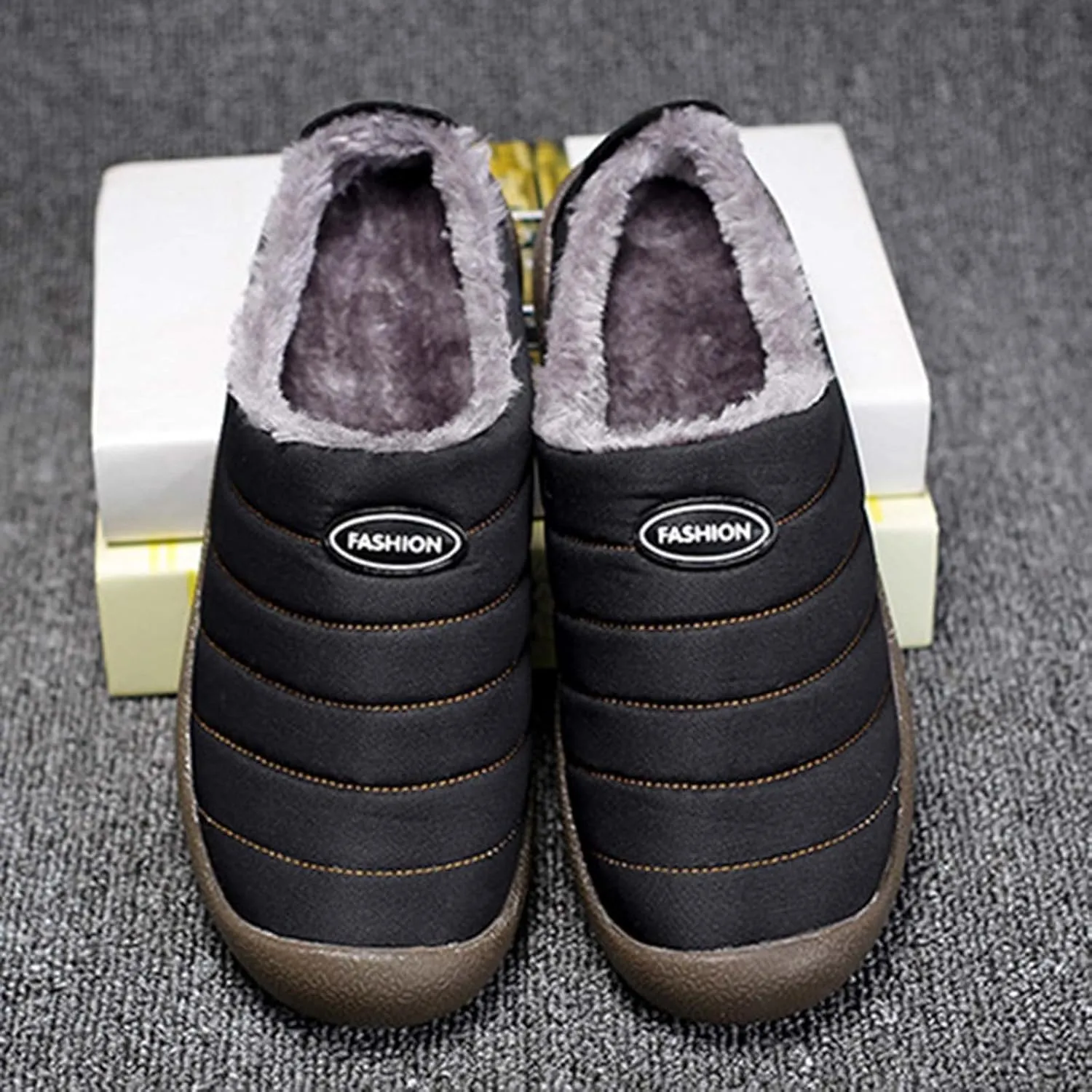 Snow Boots for Teen Girls Waterproof Insulated Fur Boots Outdoor Ankle Shoes Winter Work Boots for Women Womens Winter Shoes