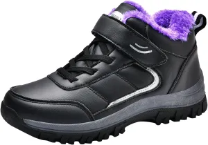 Snow Boots for Women Waterproof Winter Boots Lace Up Non Slip Fur Lined Booties Winter Casual Slip on Ankle Boots Comfortable Winter Shoes Trekking Hiking Boots