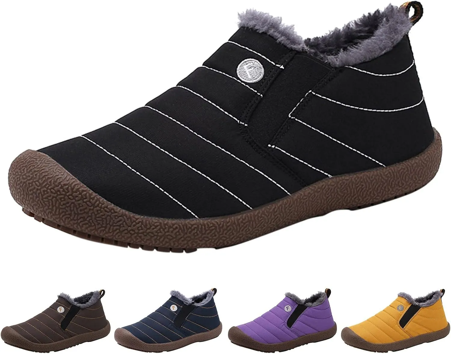 Snow Hiking Boots for Women Waterproof Non Slip Winter Boots Women Waterproof Insulated Womens Wide Snow Boots Women's Winter Booties Wide Width Snow Boots Wide Width