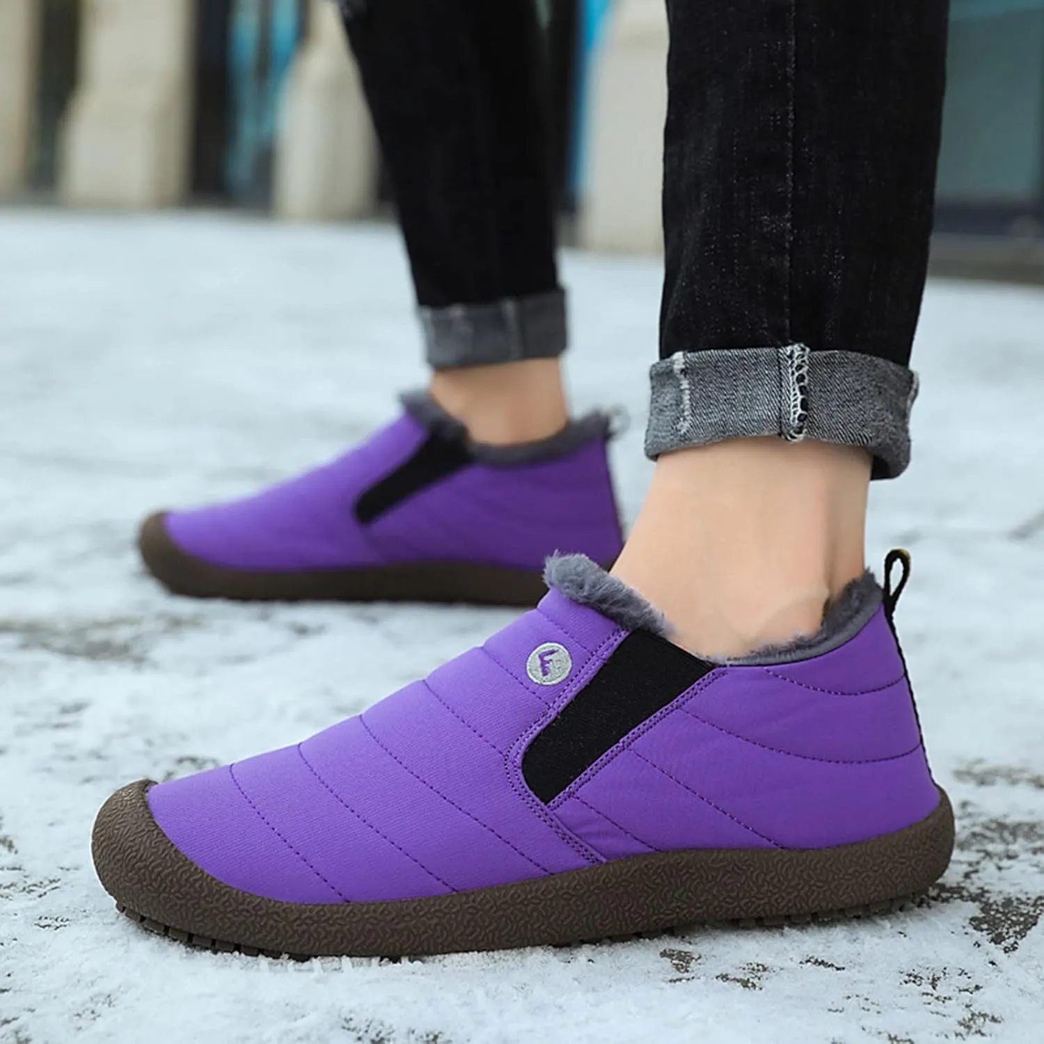 Snow Hiking Boots for Women Waterproof Non Slip Winter Boots Women Waterproof Insulated Womens Wide Snow Boots Women's Winter Booties Wide Width Snow Boots Wide Width