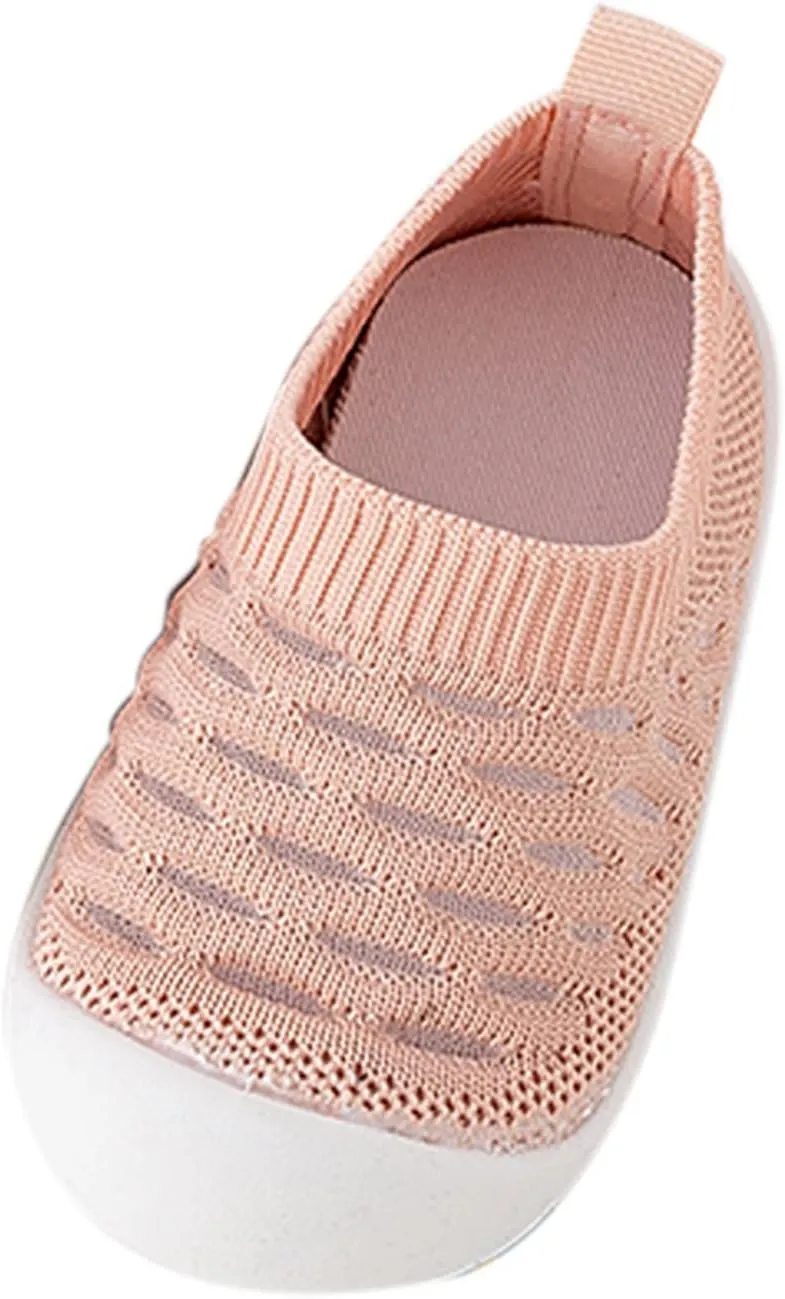 Sock Shoes Toddler Infant Shoes Mesh Slip On Socks Shoes Soft Sole Non Slip Wear Out Toddler Floor Black Shoes B