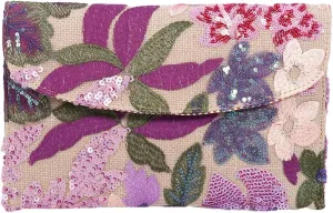 Straw Clutch Purses for Women Summer Clutch Shiny Sequin Floral Evening Bag Embroidered Beaded Envelop Woven Handbag 2025