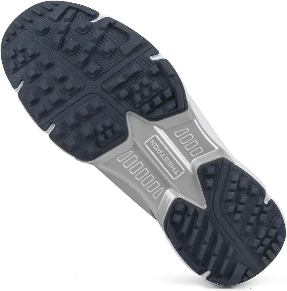 THESTRON Men Waterproof Golf Shoes Zipper Golf Shoes Professional Spikeless Golf Sneakers Male Golf Sports Walking Shoes Comfortable Golf Footwears for Men