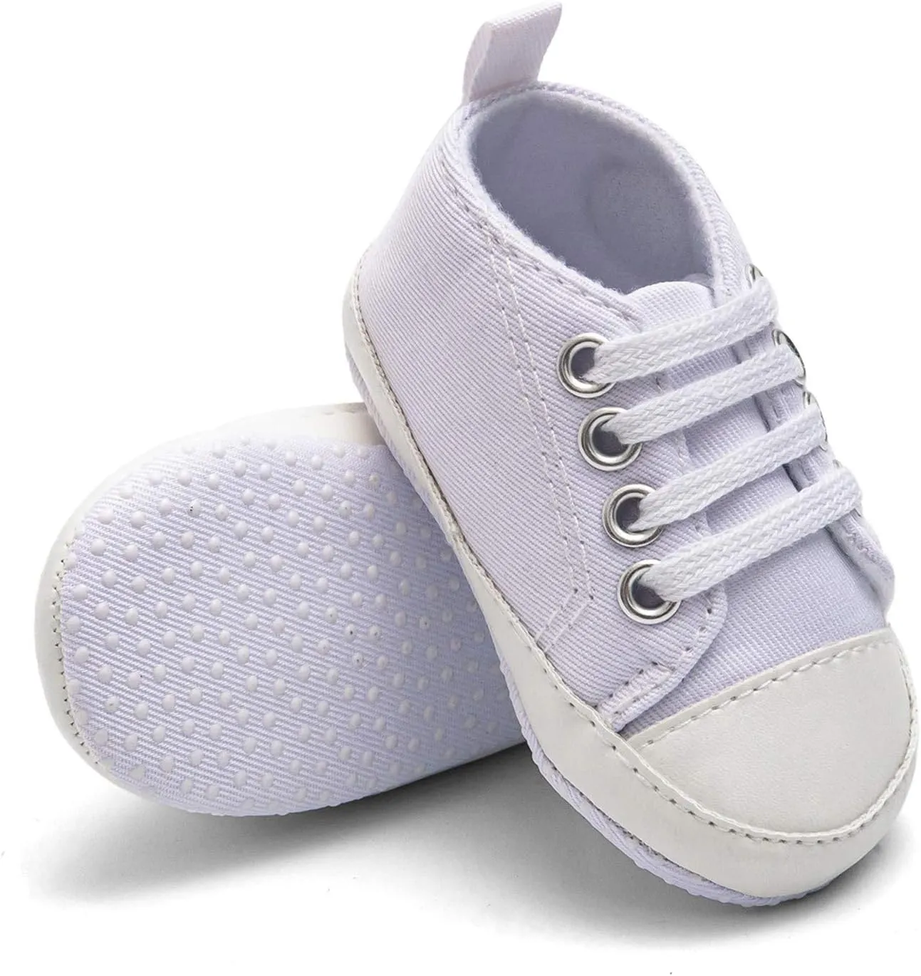 Toddler Boys Girls Canvas Sneakers Mesh Surface Flat Bottom Lace-up Sport Shoes Baby Print Outdoor Shoes