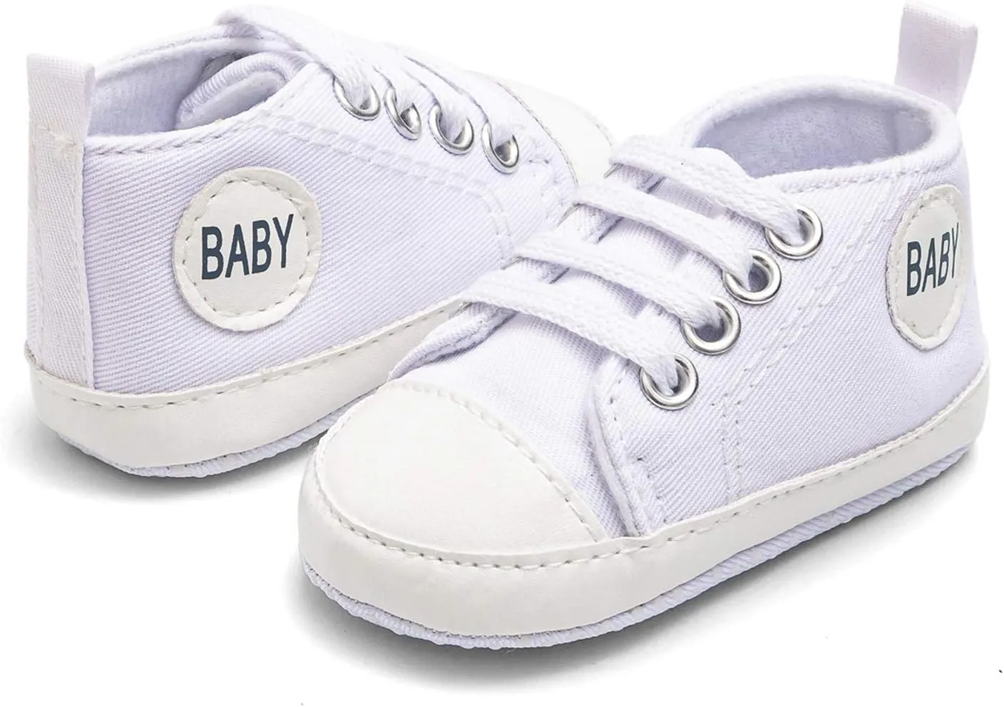 Toddler Boys Girls Canvas Sneakers Mesh Surface Flat Bottom Lace-up Sport Shoes Baby Print Outdoor Shoes