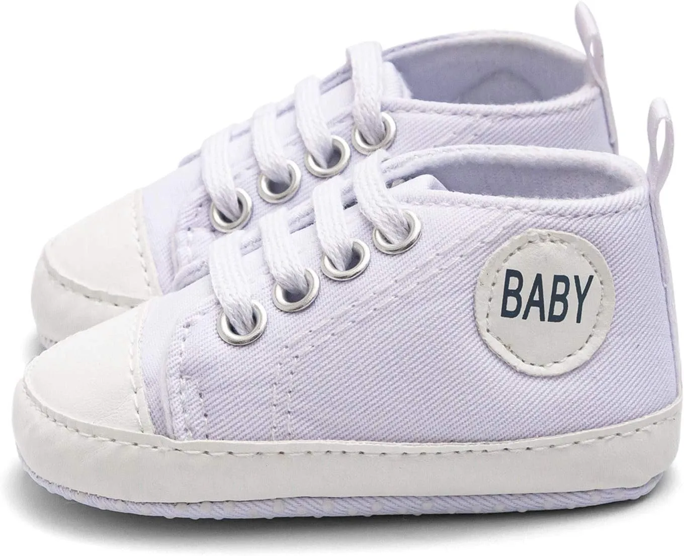 Toddler Boys Girls Canvas Sneakers Mesh Surface Flat Bottom Lace-up Sport Shoes Baby Print Outdoor Shoes