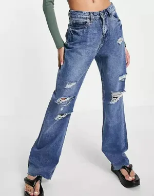 Urban Bliss Ripped Loose Jeans.