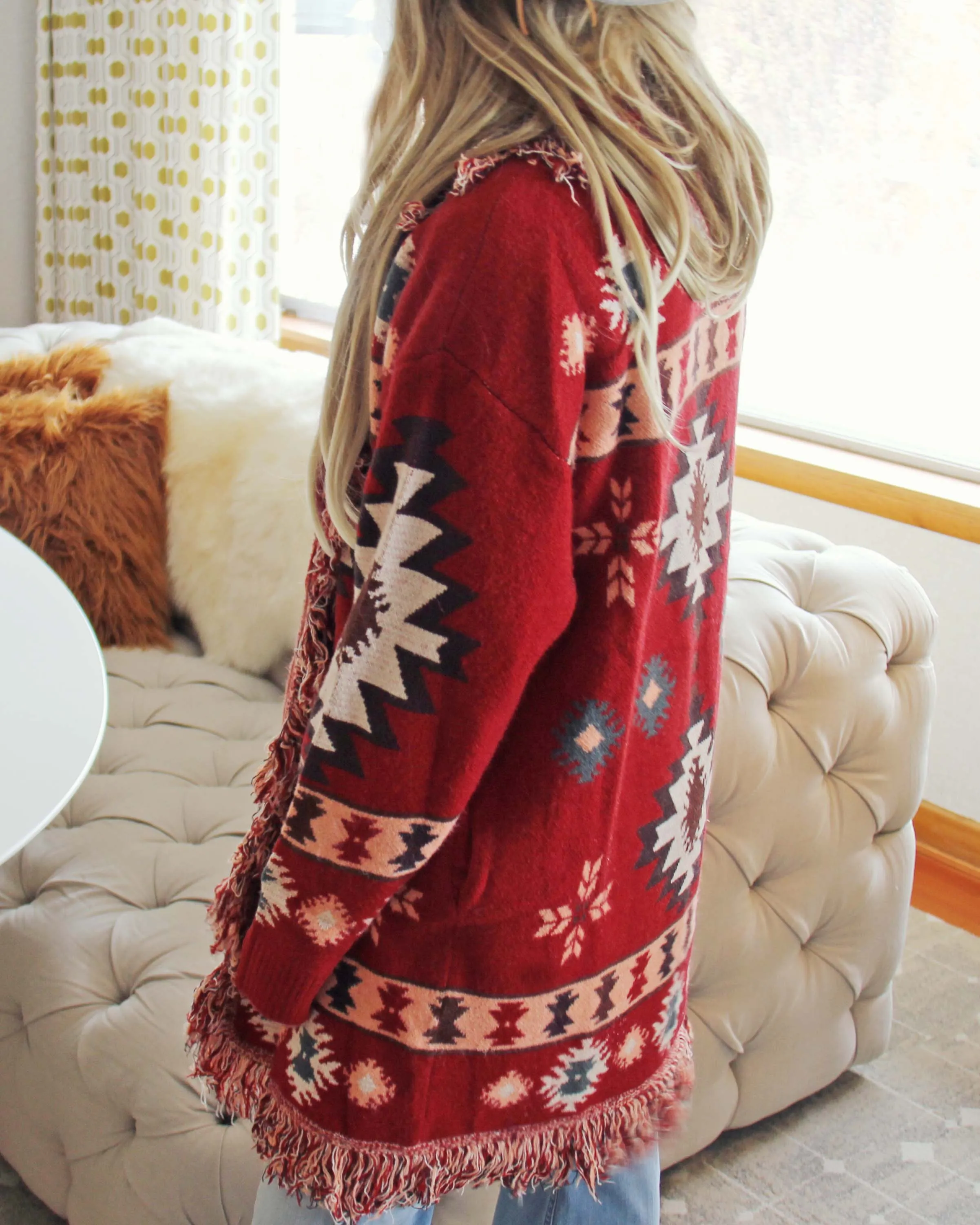 Velvet Moon Blanket Sweater in Desert Rock