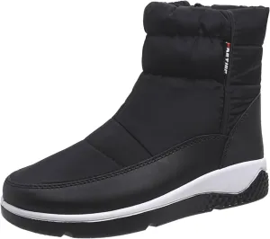 Womens Ankle Snow Boots Waterproof Wide 10 Womens Winter Duck Boots Waterproof with Zipper Womens Winter Snow Boots Size 8 Women Winter Boots Size 8w Botas Para Invierno Mujer
