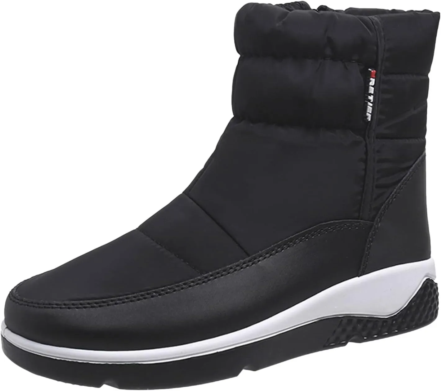 Womens Ankle Snow Boots Waterproof Wide 10 Womens Winter Duck Boots Waterproof with Zipper Womens Winter Snow Boots Size 8 Women Winter Boots Size 8w Botas Para Invierno Mujer