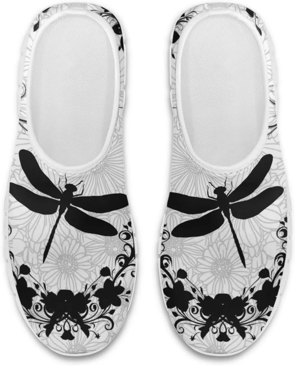 Women's Art Design Wide Toe Loafers Flats Casual Walking Shoes Ankle Support Platform Sneaker