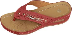 Women's Flat Sandals Orthopedic Sandals for Women, Women's Wide Width Flat Sandals with Arch Support Flip Flops