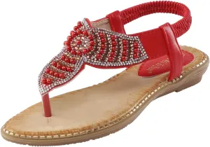 Women's Sandals Womens Flat Sandals Flat for Women for Women Dressy Black Arch Support Comfort Elastic Strap
