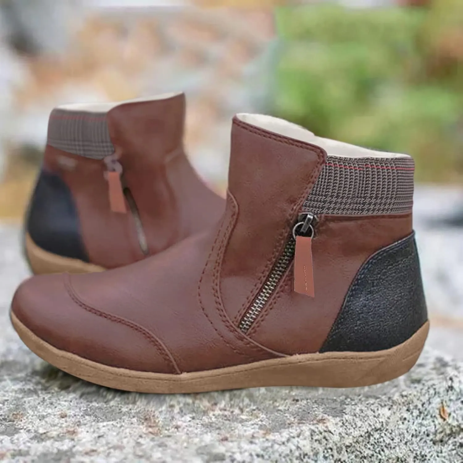 Womens Snow Boots Waterproof Insulated 8.5 Womens Black Snow Boots Womens Winter Waterproof Boots Slip on Outdoor Boots for Women Rubber Botas De Invierno Para Mujer Negras Largas