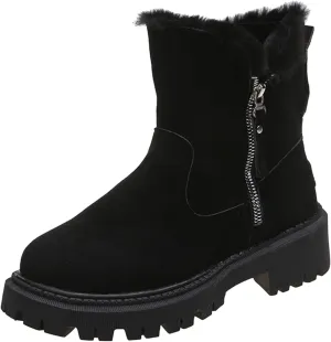 Womens Snow Boots Waterproof Wide Cute Snow Boots Womens and Waterproof Womens Snow Shoes Waterproof Insulated Women's Insulated Winter Boots Size 7.5 Botas De Nieve De Invierno Para Mujer