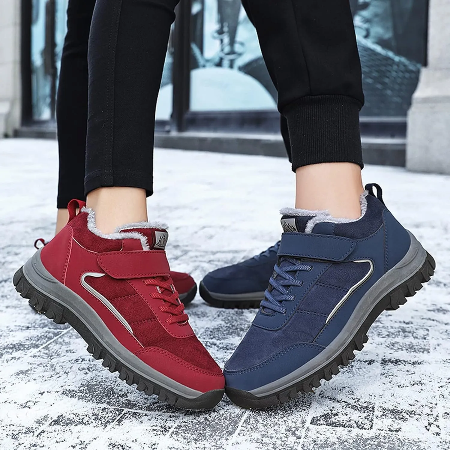 Women's Wide Width Tall Snow Boots Wide Foot Snow Boot for Women Slip on Boots for Women Ankle Booties Winter Womens Size 11 Wide Waterproof Boots Cute Waterproof Black Womens Boots