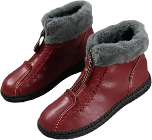 Womens Winter Boots Waterproof Wide Leg Womens 11.5 Extra Wide Width Non Slip Winter Boots Winter Boots for Women Waterproof Snow White Women's Winter Boot Botas Contra El Agua Para Mujer Largas