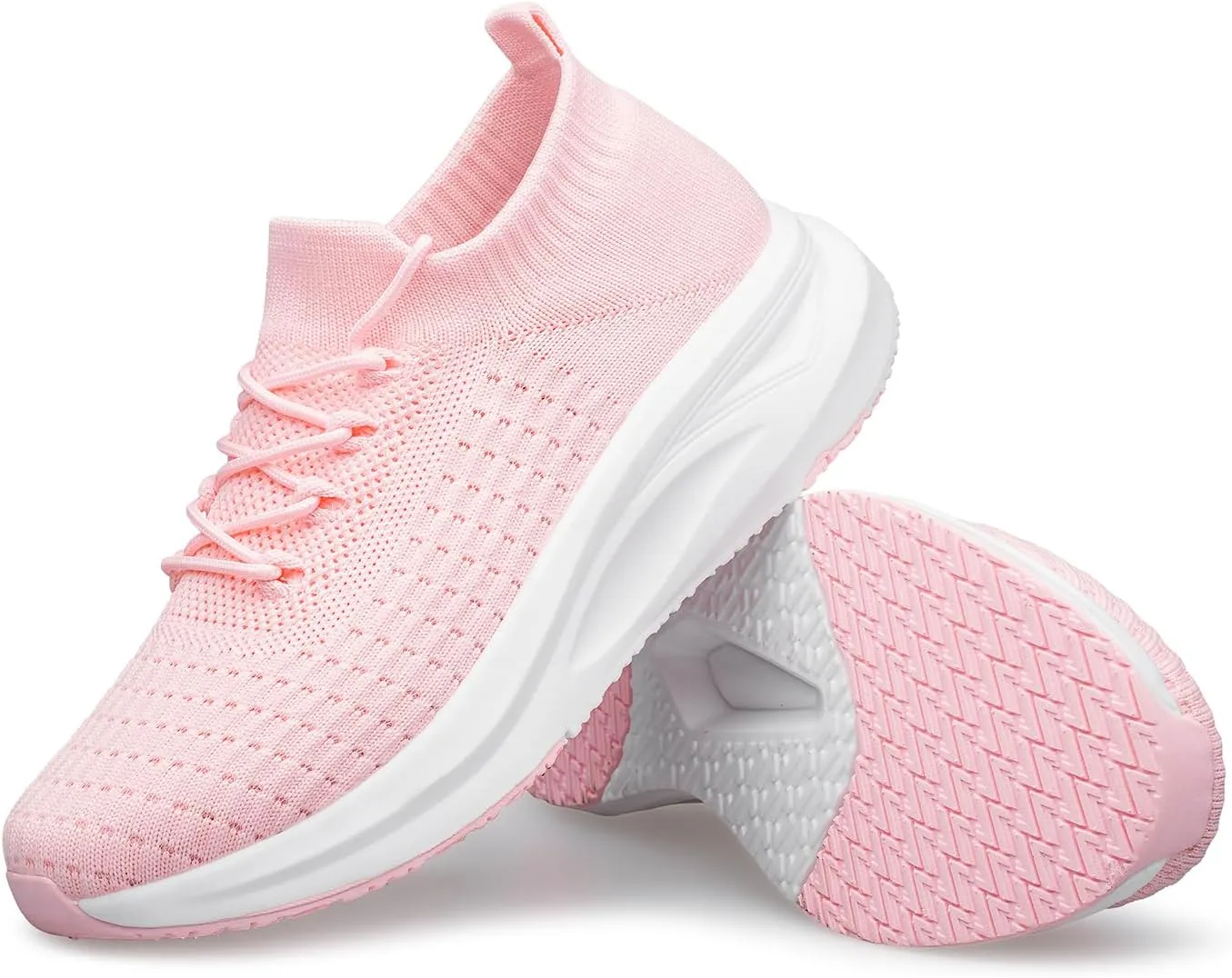 YHOON Womens Slip on Walking Shoes Comfort Sock Shoes Non Slip Mesh Casual Running Sneakers