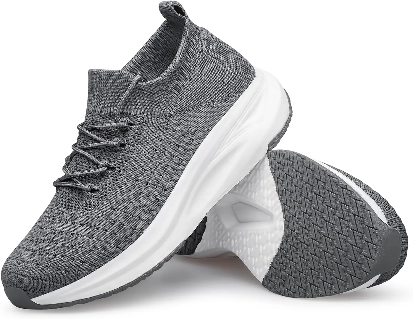 YHOON Womens Slip on Walking Shoes Comfort Sock Shoes Non Slip Mesh Casual Running Sneakers